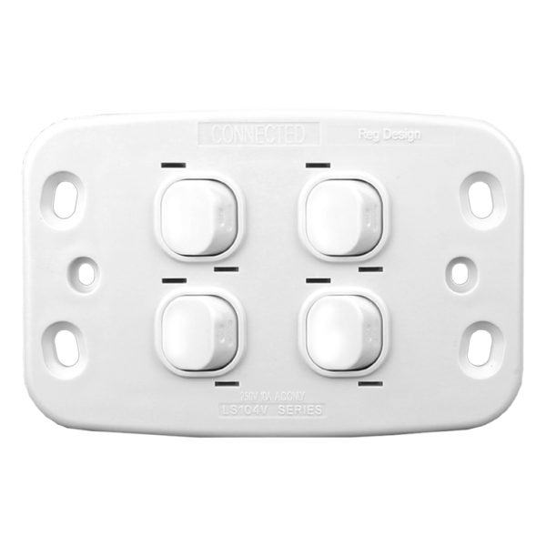 Light Switch 4 Gang - VERTICAL - Image 3