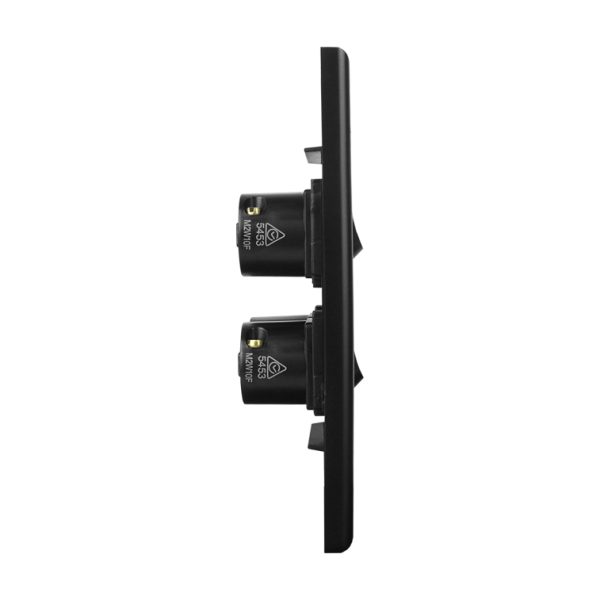Light Switch 4 Gang - MATTE BLACK VERTICAL - Image 4