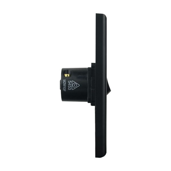 Architrave Switch 1 Gang MATTE BLACK - Image 4