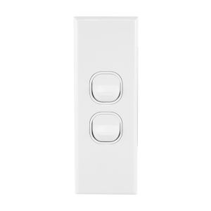 2 Gang Architrave Switch 10A 240V | GEO Series