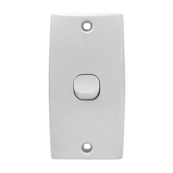 Intermediate Switch Plate 1 Gang 10A 250V AC 78mm Mounting Centre
