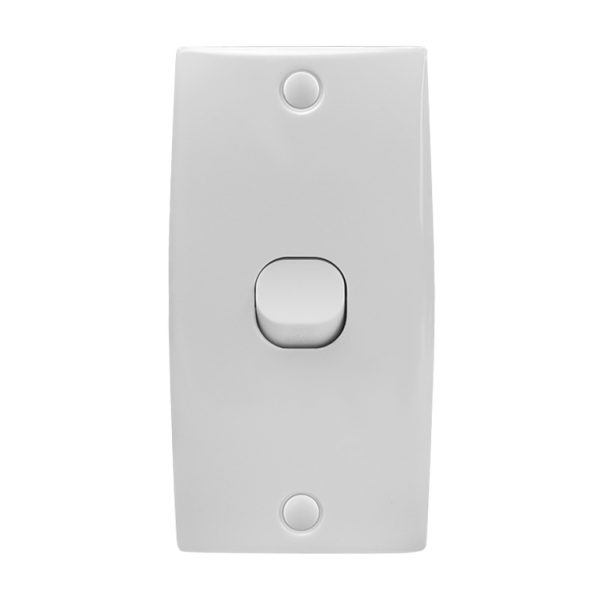 Intermediate Plate Light Switch 1 Gang - 78mm Mounting Centres - Image 2