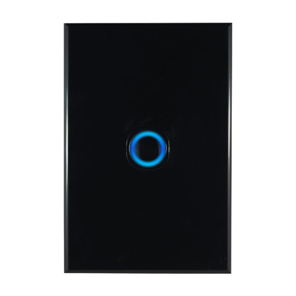 Electronic Time Delay Switch with Blue LED Indicator 10A BLACK