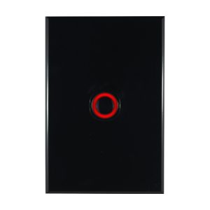 Electronic Time Delay Switch with Red LED Indicator 10A BLACK