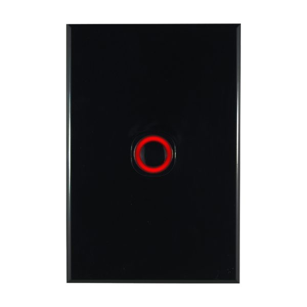 Electronic Time Delay Switch with Red LED Indicator 10A BLACK