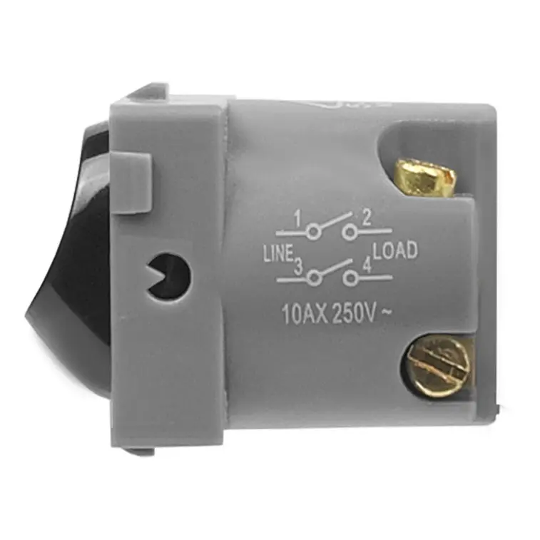 Mech 250V AC 10AX - DOUBLE POLE BLACK - Image 3
