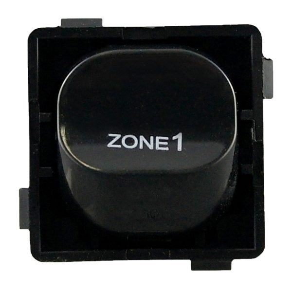 Printed Mechanism 'ZONE 1' 10A 1/2 Way BLACK