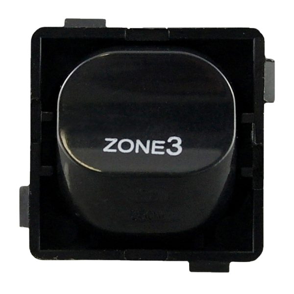 Printed Mechanism 'ZONE 3' 10A 1/2 Way BLACK