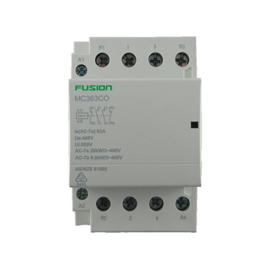Modular Contactor 4 Pole 63 Amp 2NC + 2NO Connected Switchgear