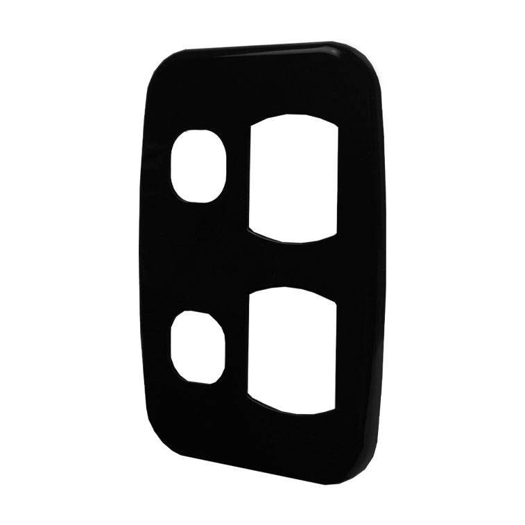 Cover Plate Only to suit POD10VB - BLACK - Image 2