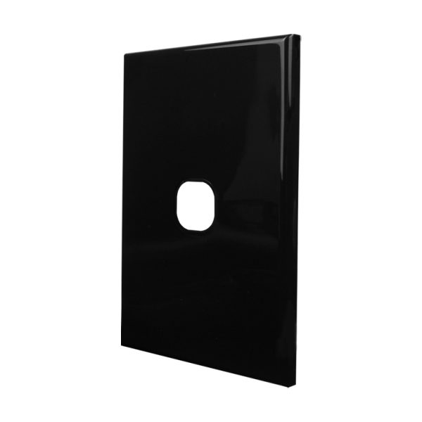 Grid Plate 1 Gang - BLACK - Image 2