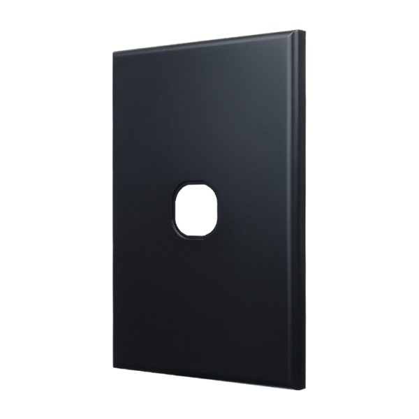Grid Plate 1 Gang - MATTE BLACK - Image 2