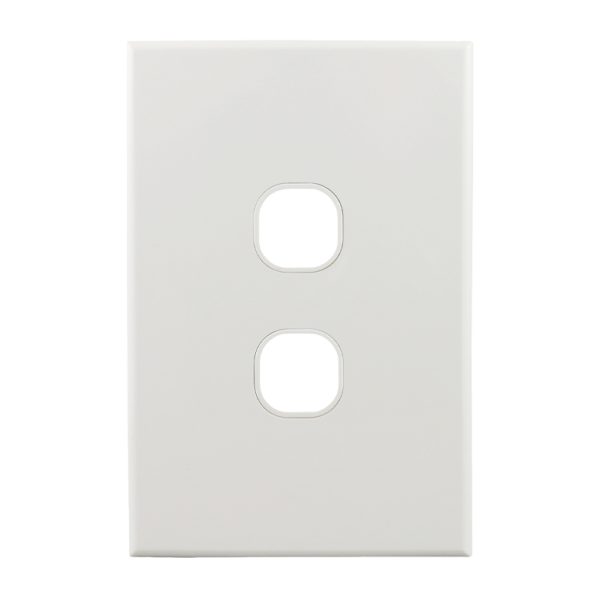 Grid Plate 2 Gang GEO Series