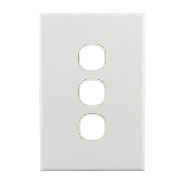 Grid Plate 3 Gang GEO Series