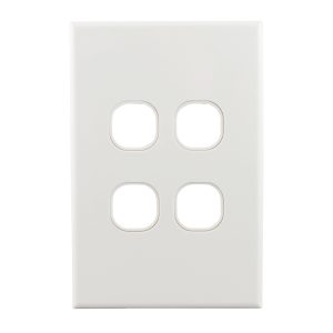 Grid Plate 4 Gang | GEO Series