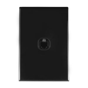 Data Plate RJ45 Category 5 BLACK | GEO Series