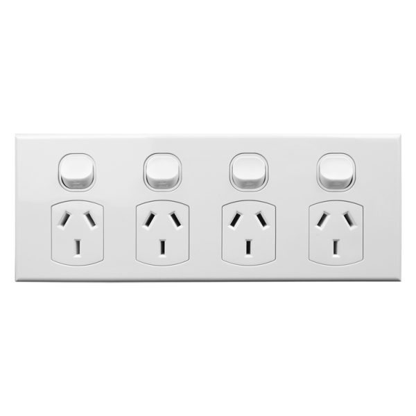 4 Gang Power Point 10A 250V AC