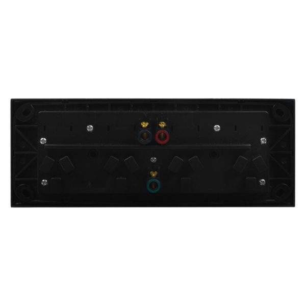 4 Gang Slimline Power Point - BLACK - Image 5