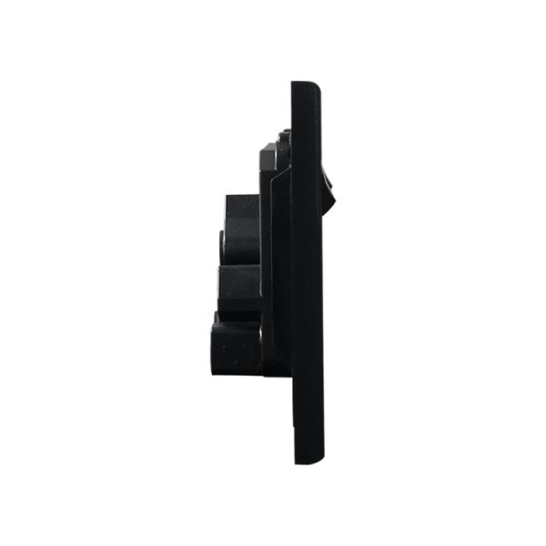 4 Gang Slimline Power Point - BLACK - Image 4