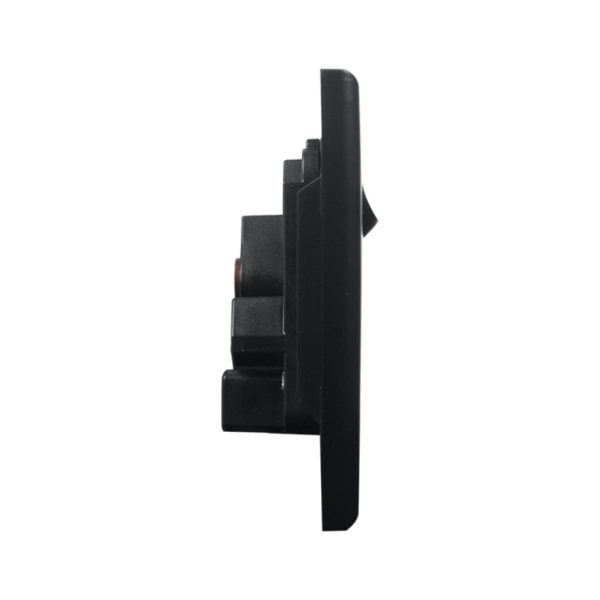 Double Power Point 10A 250V AC - MATTE BLACK - Image 4
