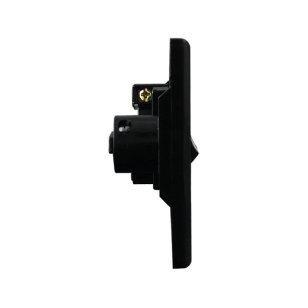 Double Power Point with Extra Switch - BLACK - Image 4