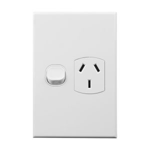 Vertical GPO Single 10A 240V AC | GEO Series
