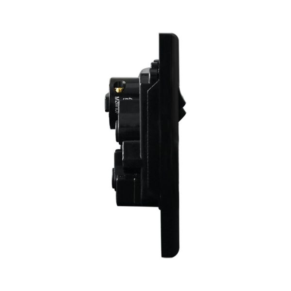 Single Power Point with Extra Switch - BLACK - Image 4