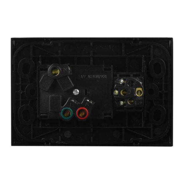 Single Power Point with Extra Switch - BLACK - Image 5