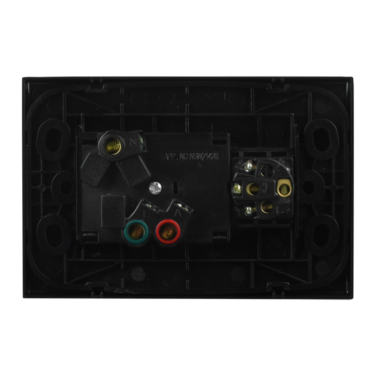 Single Power Point with Extra Switch - BLACK - Image 5
