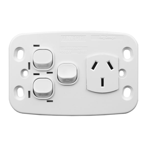 Single Power Point with 2 Extra Switches - Image 3