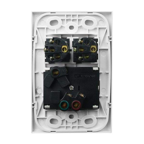 Single Power Point with 2 Extra Switches - VERTICAL - Image 5