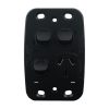 Single Power Point with 2 Extra Switches - VERTICAL MATTE BLACK - Image 3