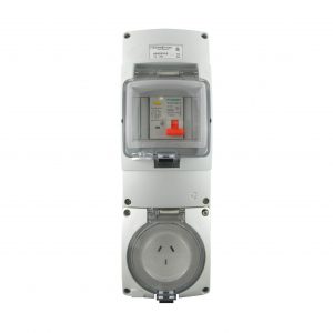 RCD Protected Socket Outlet | 3 Pin 15A 250V AC IP66