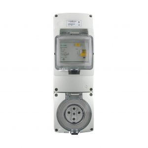 RCD Protected Socket Outlet | 5 Pin 32A 500V AC IP66