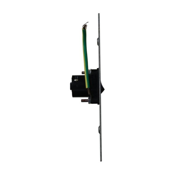 Stainless Steel Light Switch 1 Gang Vertical - BLACK - Image 3
