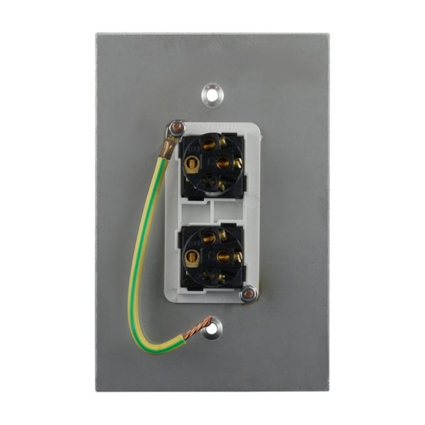 Stainless Steel Light Switch 2 Gang Vertical - Image 4