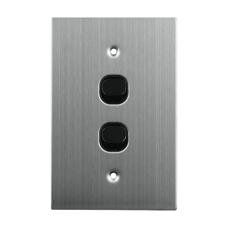 PLATINUM Series - Stainless Steel Power Outlets & Wall Switches
