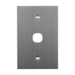 Stainless Steel Grid Plate 1 Gang