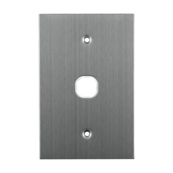 Stainless Steel Grid Plate 1 Gang