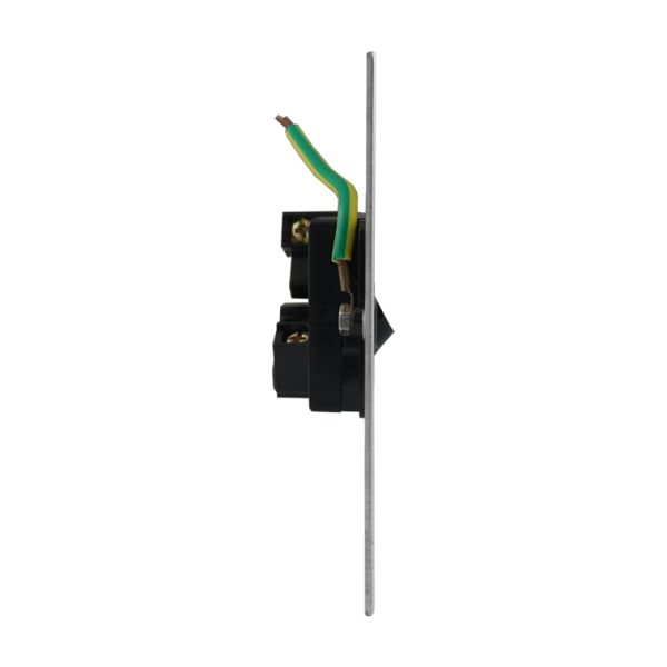 Stainless Steel Single Power Point - BLACK - Image 3