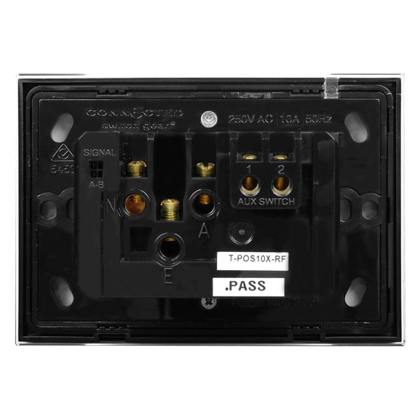 Glass Touch Power Point Single + Extra Switch I-TOUCH - Image 4