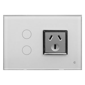 Smart Power Point Single + Extra Switch | I-TOUCH® Home
