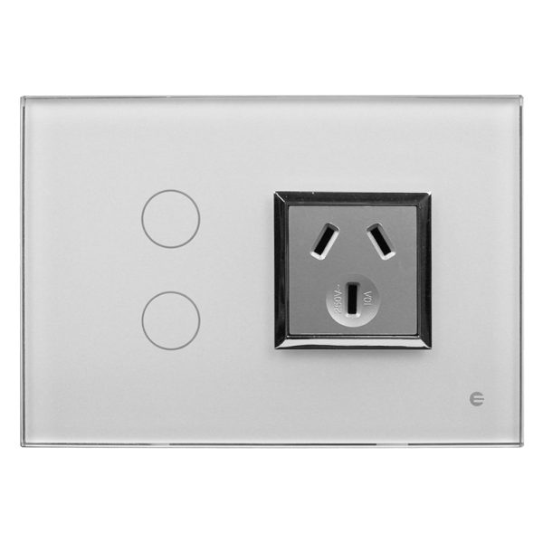 Smart Power Point Single + Extra Switch | I-TOUCH® Home