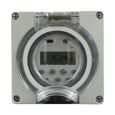 Weatherproof Electronic Timer IP66 24 Hr Weekly Programmable