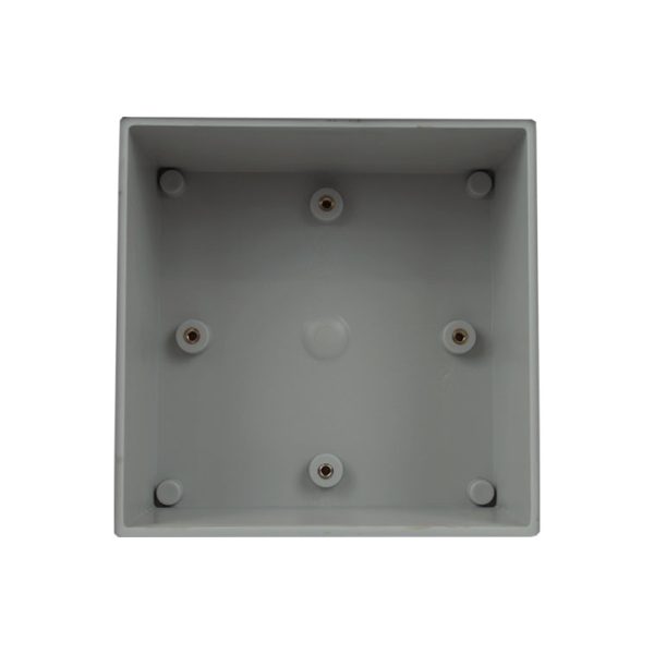 IP65 Weatherproof Enclosure 150 x 150 x 90mm Grey Hinged Cover - Image 4