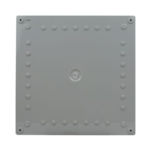 IP65 Weatherproof Enclosure 300 x 300 x 180mm Grey Hinged Cover - Image 5