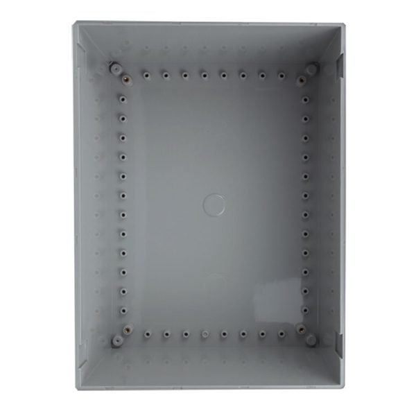 IP65 Weatherproof Enclosure 400 x 300 x 180mm Grey Hinged Cover - Image 4