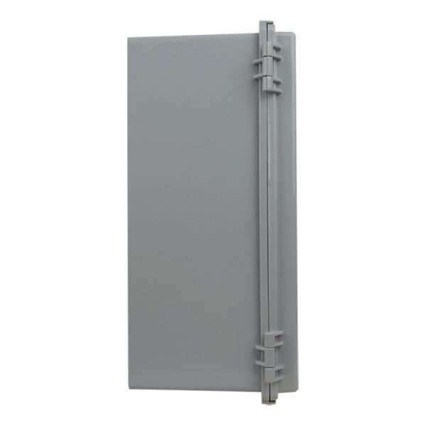 IP65 Weatherproof Enclosure 400 x 300 x 180mm Grey Hinged Cover - Image 3