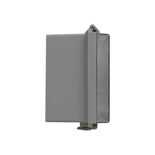 IP65 Weatherproof Enclosure 220 x 170 x 110mm Clear Hinged Cover - Image 3