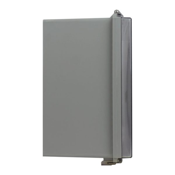 IP65 Weatherproof Enclosure 300 x 300 x 180mm Clear Hinged Cover - Image 3